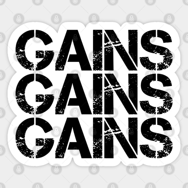 Gains Sticker by Live Together